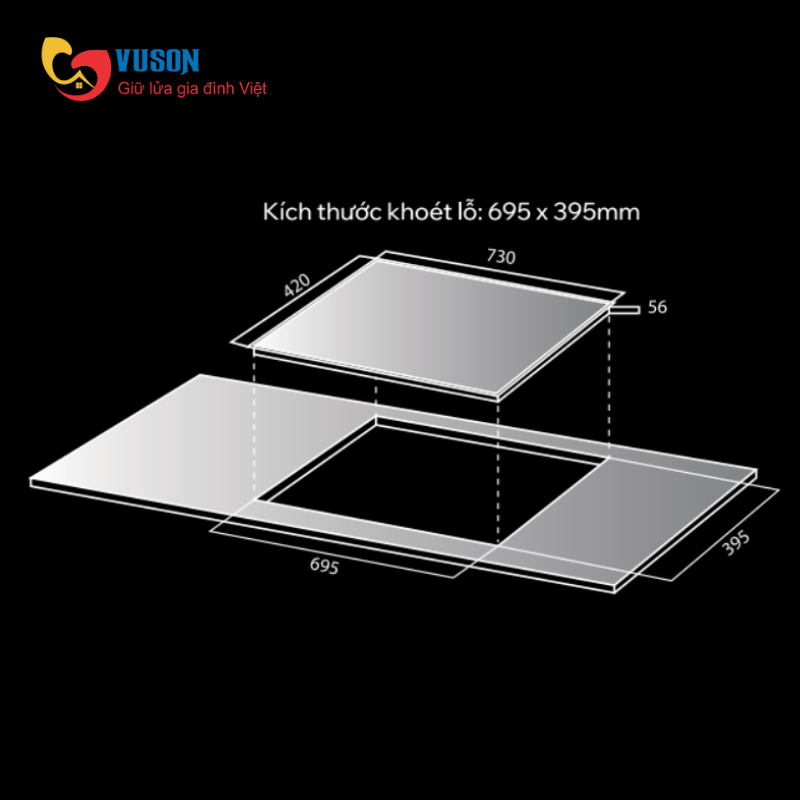 Bếp từ Kocher X-NANO 6 Plus