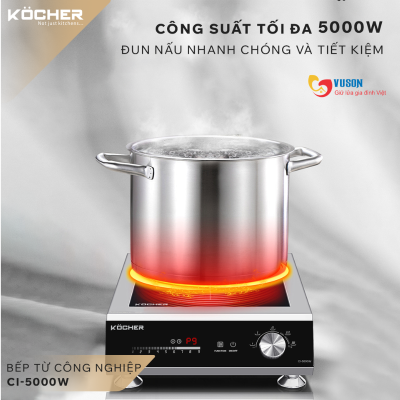 Bếp từ công nghiệp Kocher CI-5000W