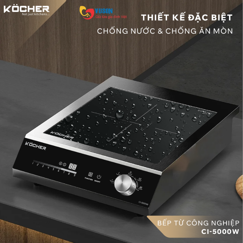 Bếp từ công nghiệp Kocher CI-5000W
