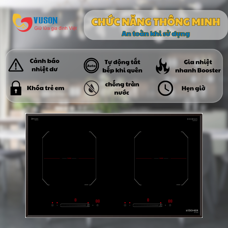Bếp từ Kocher DI-222