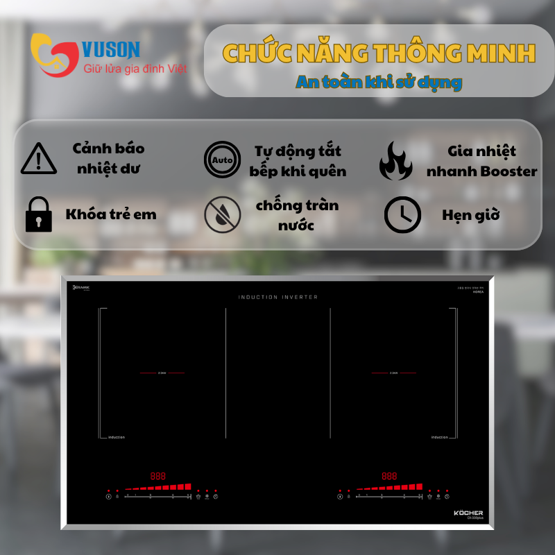 Bếp từ Kocher DI-330Plus