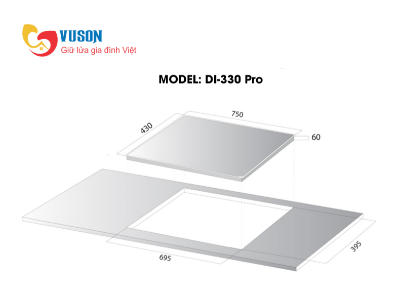 Bếp từ Kocher DI-330Pro