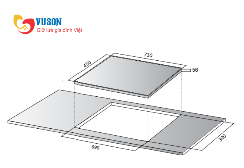 Bếp từ Kocher DI-332Pro