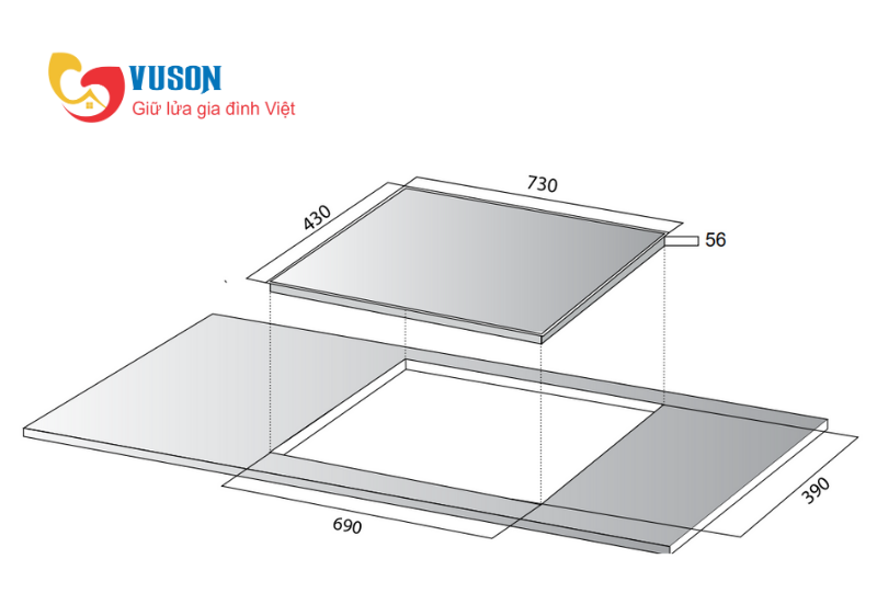 Bếp từ Kocher DI-336Pro