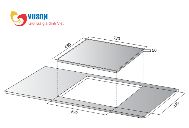 Bếp từ Kocher DI-339SE