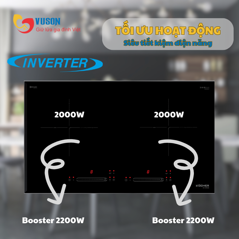 Bếp từ Kocher DI-616SE