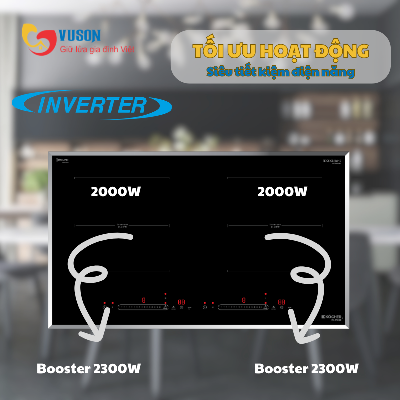 Bếp từ Kocher DI-616SE