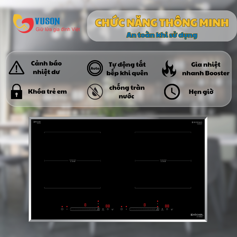 Bếp từ Kocher DI-616SE