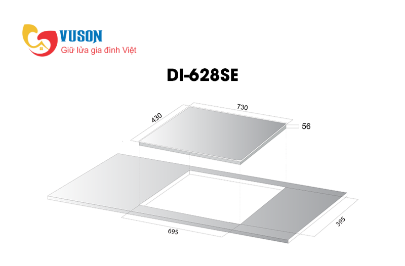 Bếp từ Kocher DI-628SE