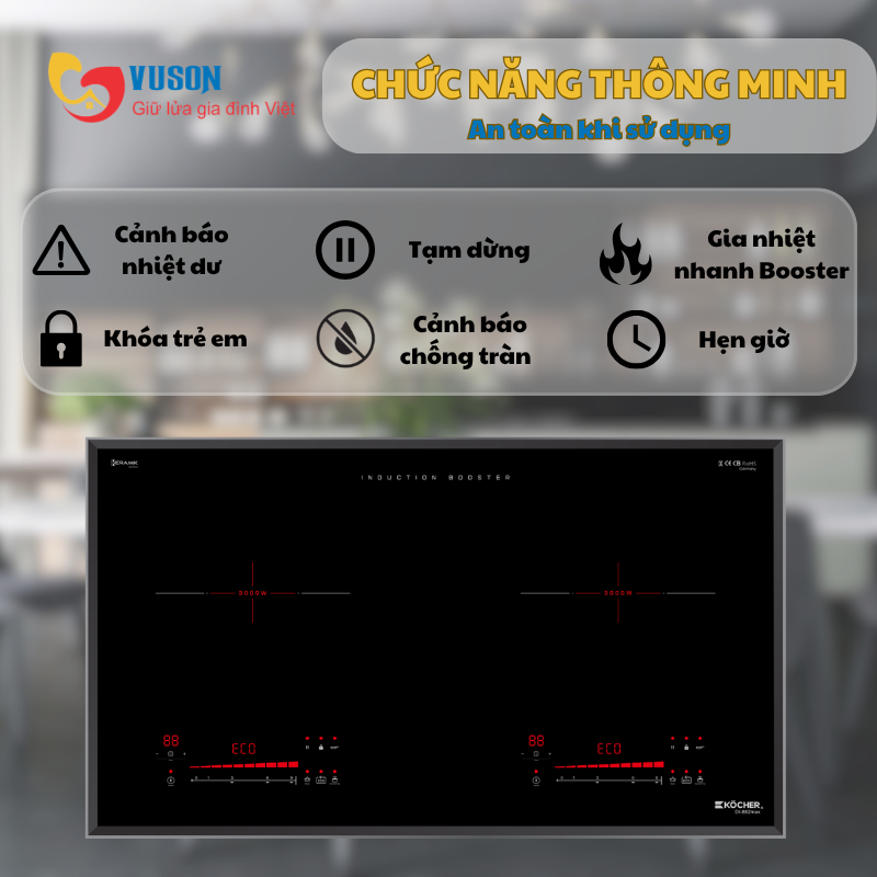 Bếp từ Kocher DI-882 MAX