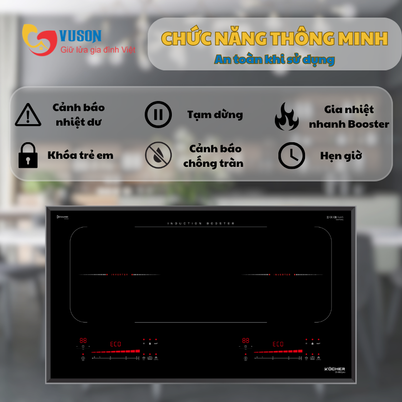 Bếp từ Kocher DI-882 Pro