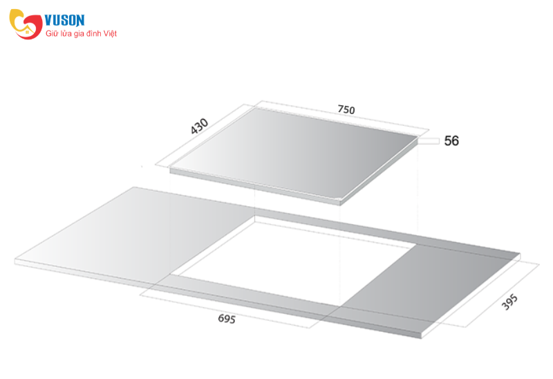 Bếp từ Kocher DI-882 Pro