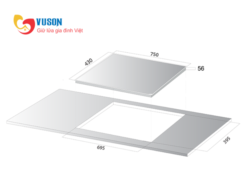 Bếp từ Kocher DI-882