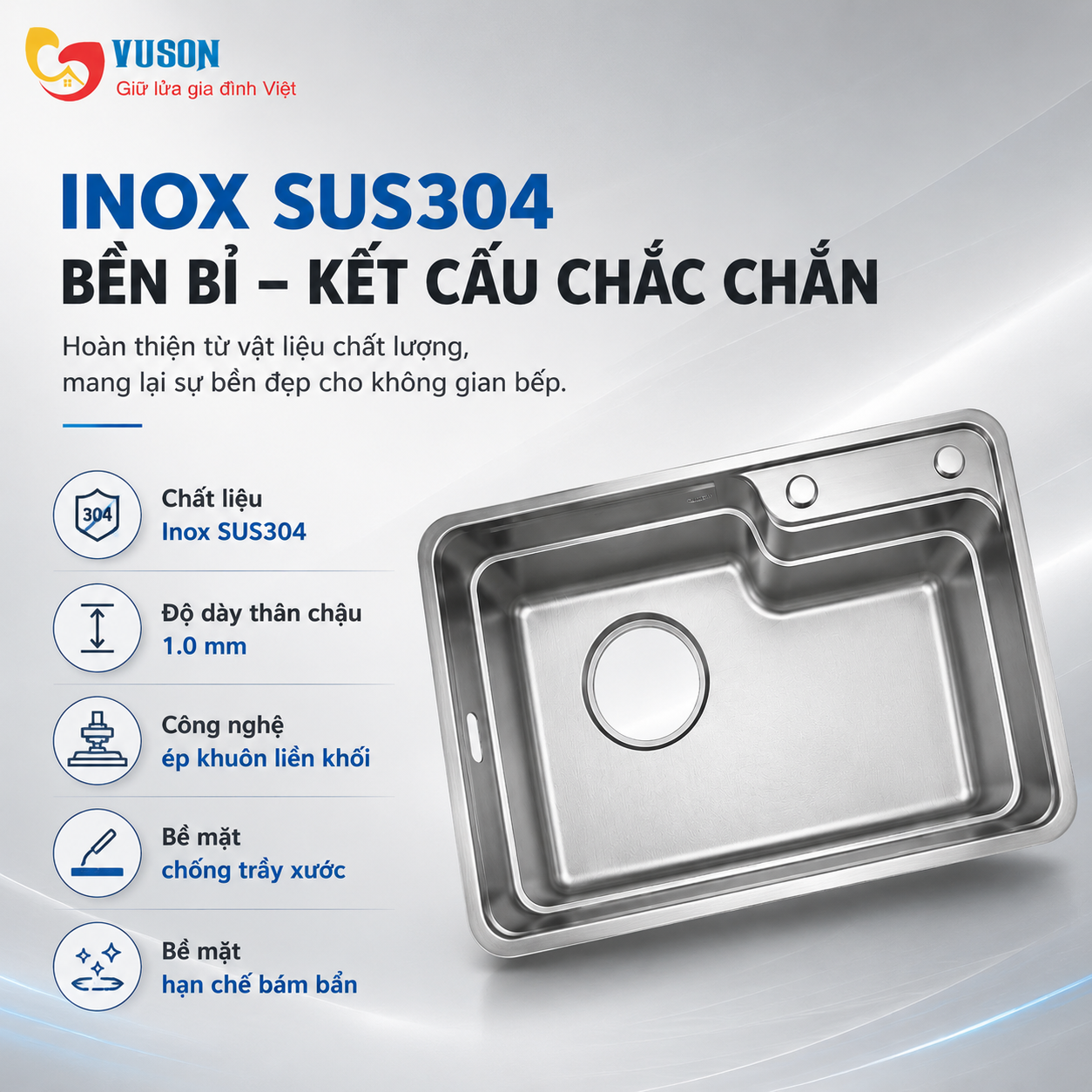 Chậu rửa bát Kocher TERA S7548
