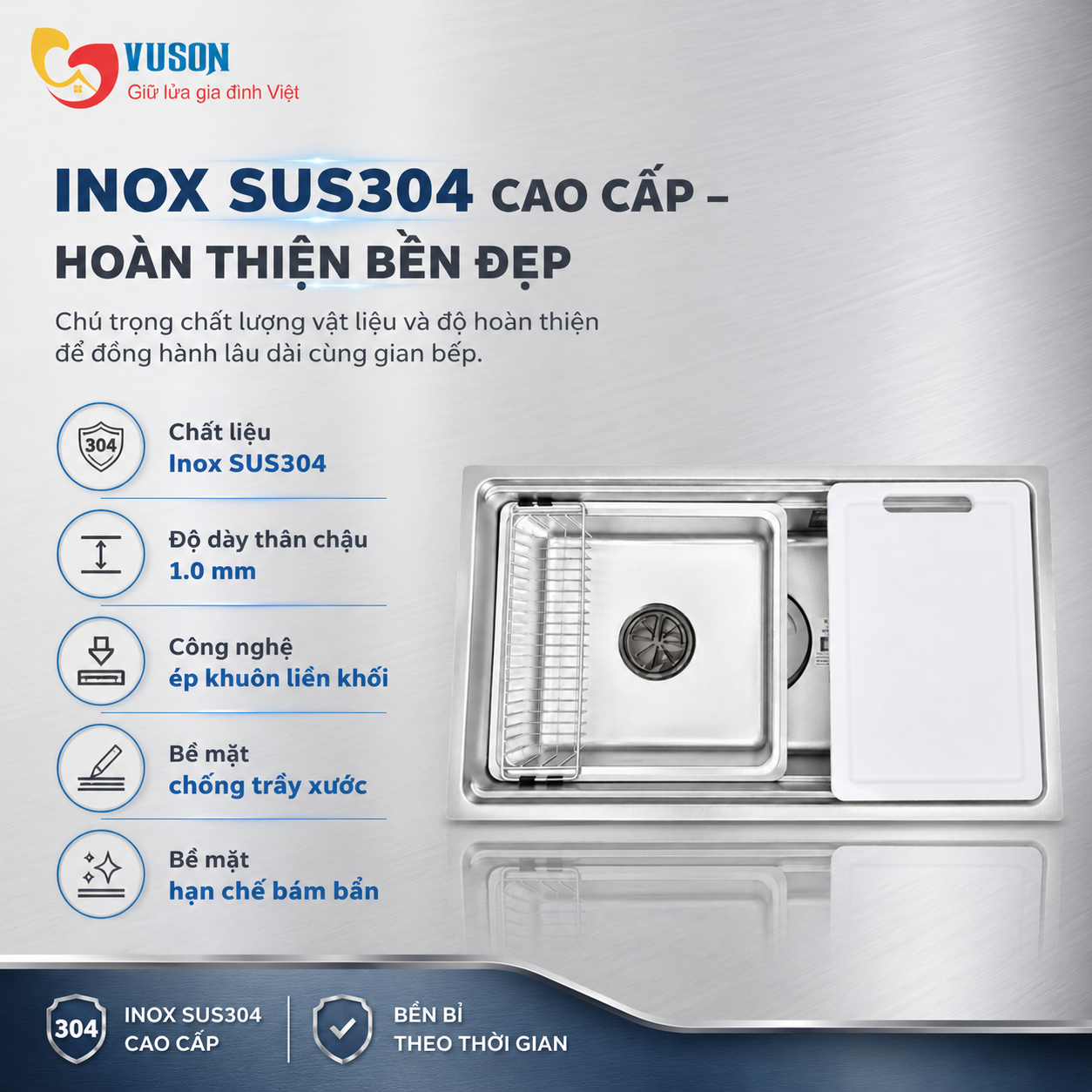 Chậu rửa bát Kocher TERA S7644