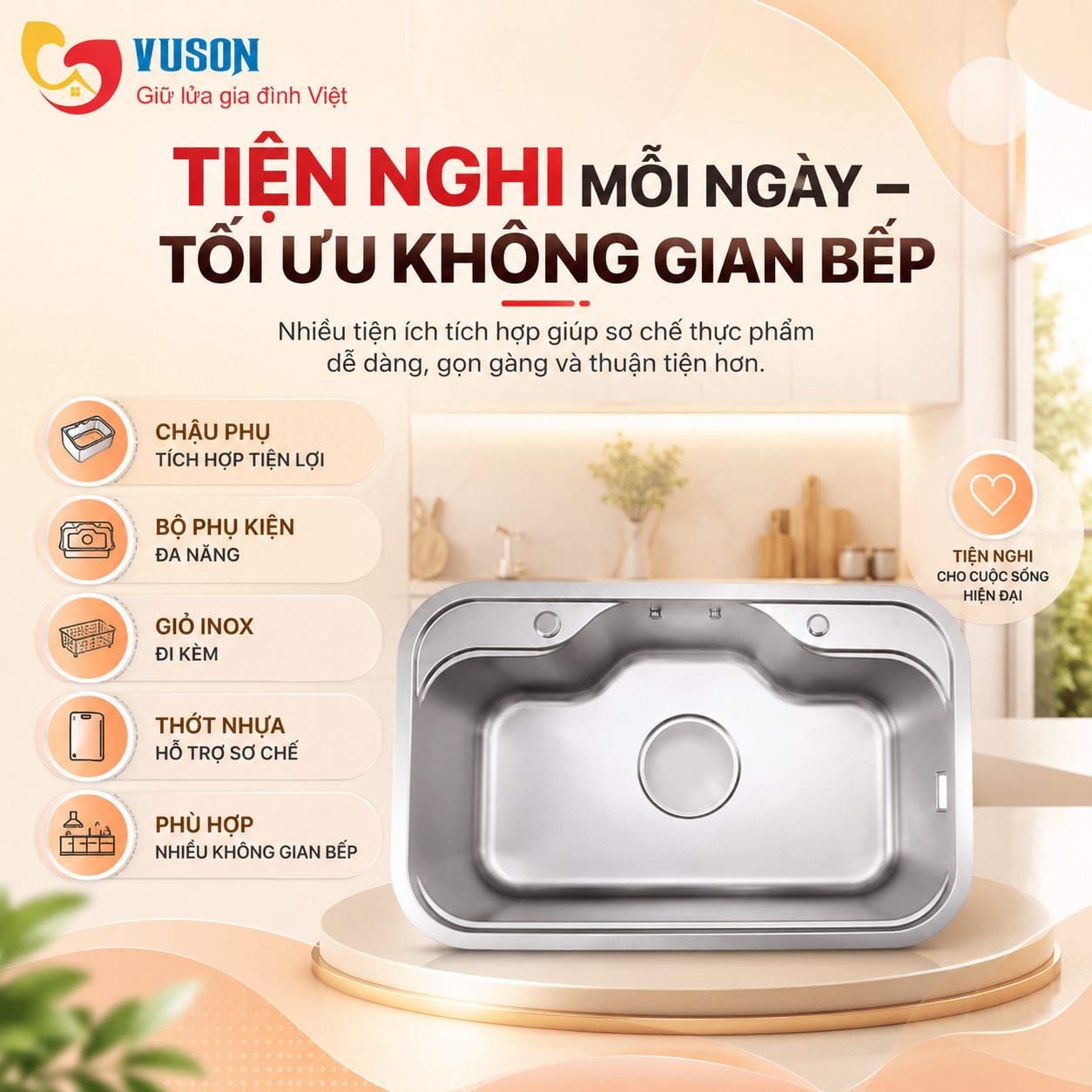 Chậu rửa bát Kocher TERA S7848