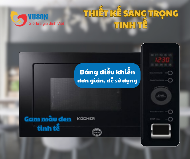 Lò vi sóng âm tủ Kocher KMEU-1025