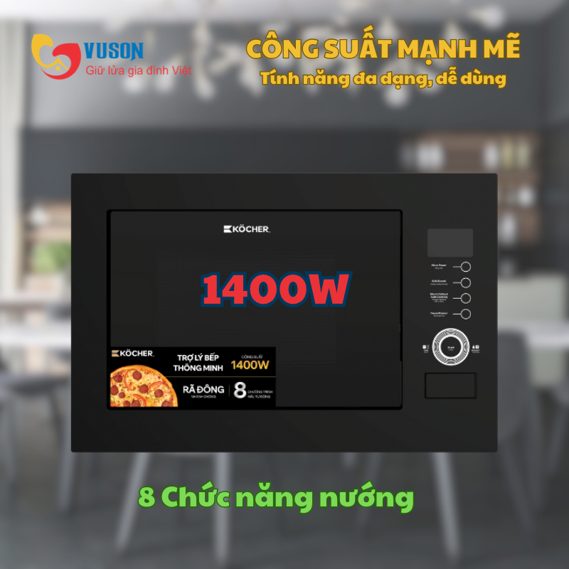 Lò vi sóng Kocher KMEU-1025A