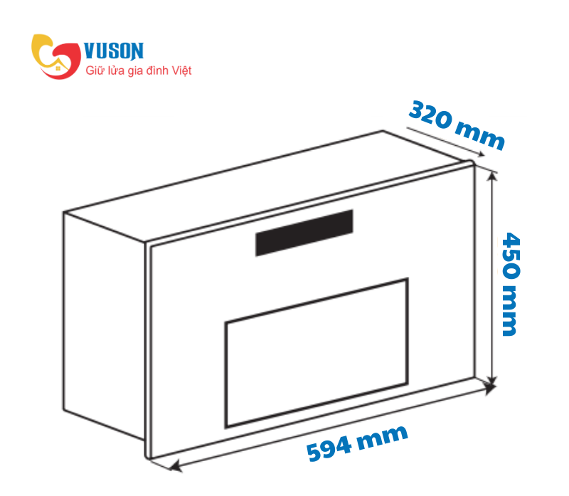 Lò vi sóng âm tủ Kocher KMEU-1050