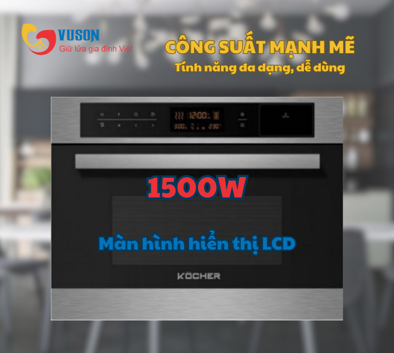 Lò vi sóng âm tủ Kocher KMEU-1050
