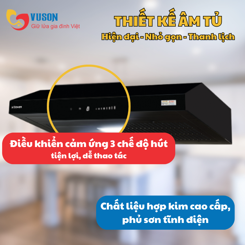 Máy hút mùi Kocher K-6070 PRO