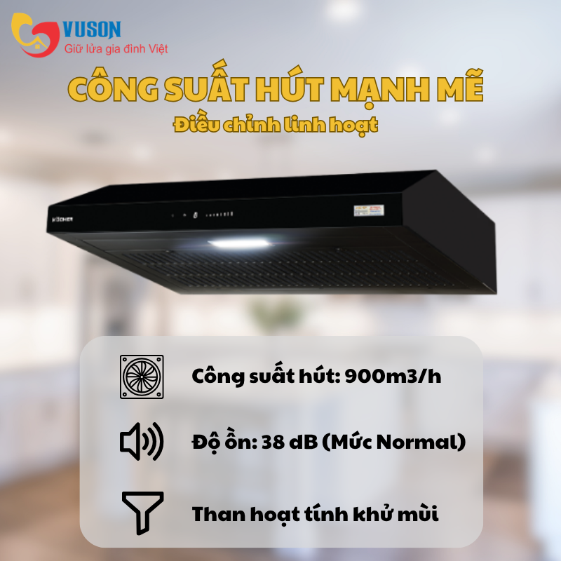 Máy hút mùi Kocher K-6070 PRO