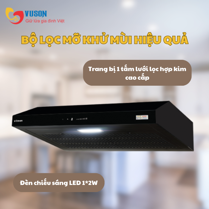 Máy hút mùi Kocher K-6070 PRO