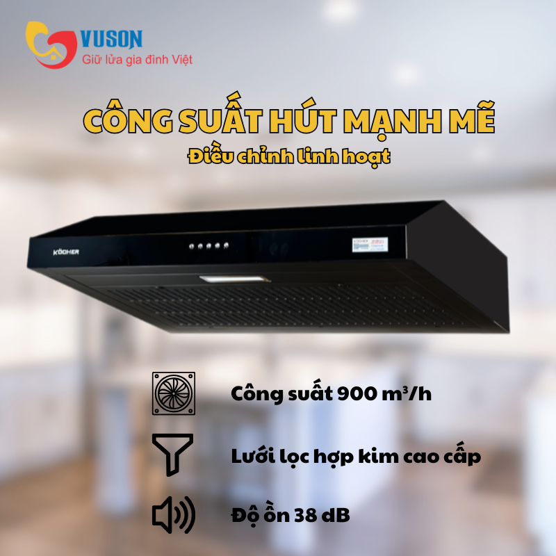Máy hút mùi Kocher K-6070V