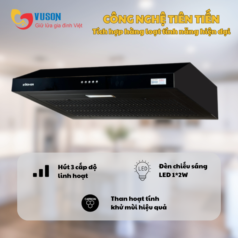 Máy hút mùi Kocher K-6070V