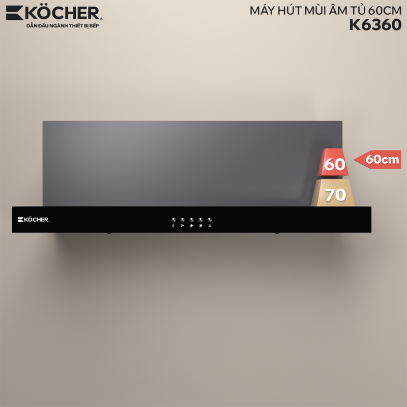 Máy hút mùi Kocher K-6360 (60cm)