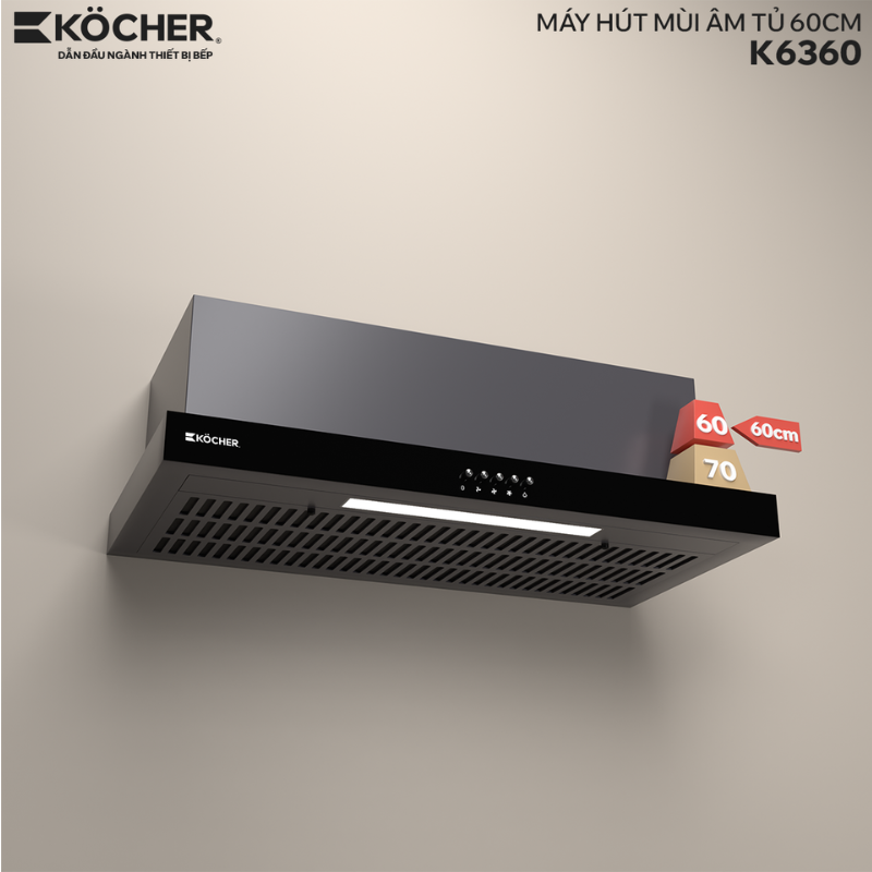 Máy hút mùi Kocher K-6360 (60cm)