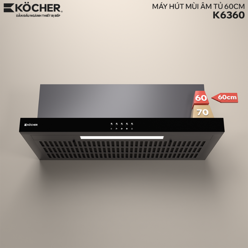 Máy hút mùi Kocher K-6360 (60cm)