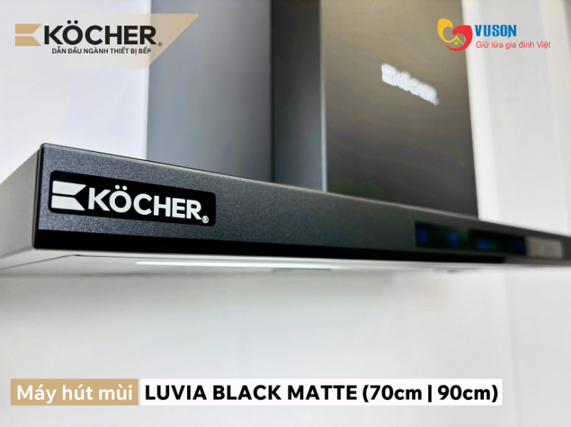Máy hút mùi Kocher LUVIA BLACK-90