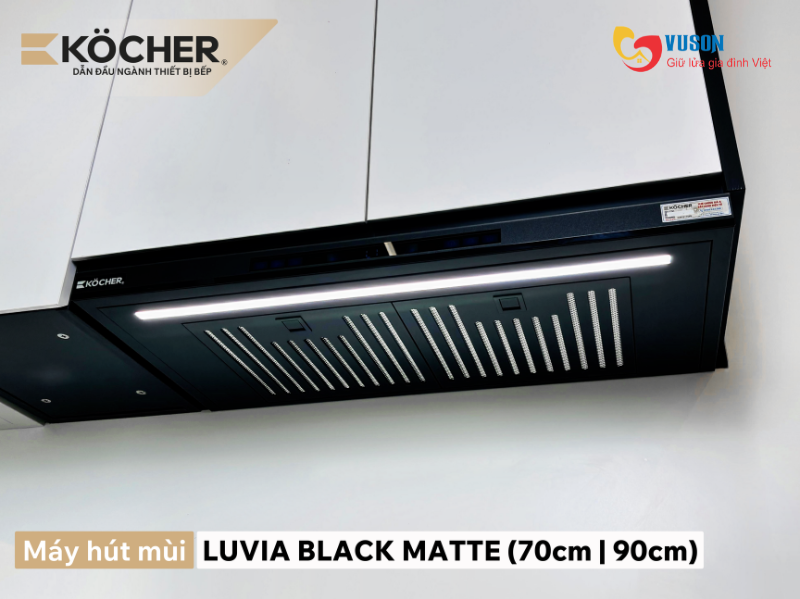 Máy hút mùi Kocher LUVIA BLACK-90