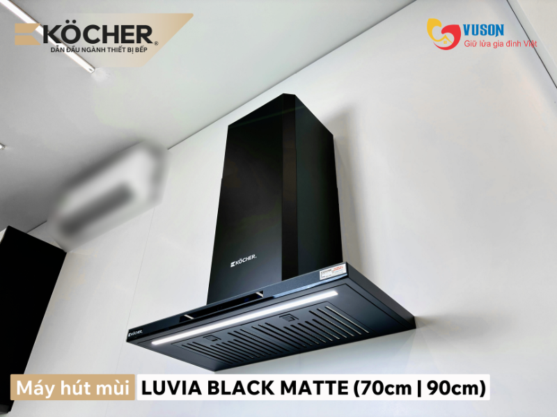 Máy hút mùi Kocher LUVIA BLACK-90