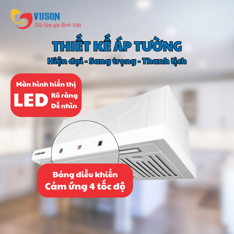 Máy hút mùi Kocher TURBO X-350T