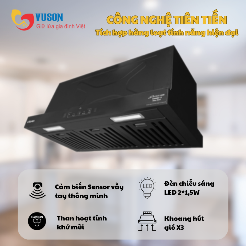 Máy hút mùi Kocher TURBO X-668D