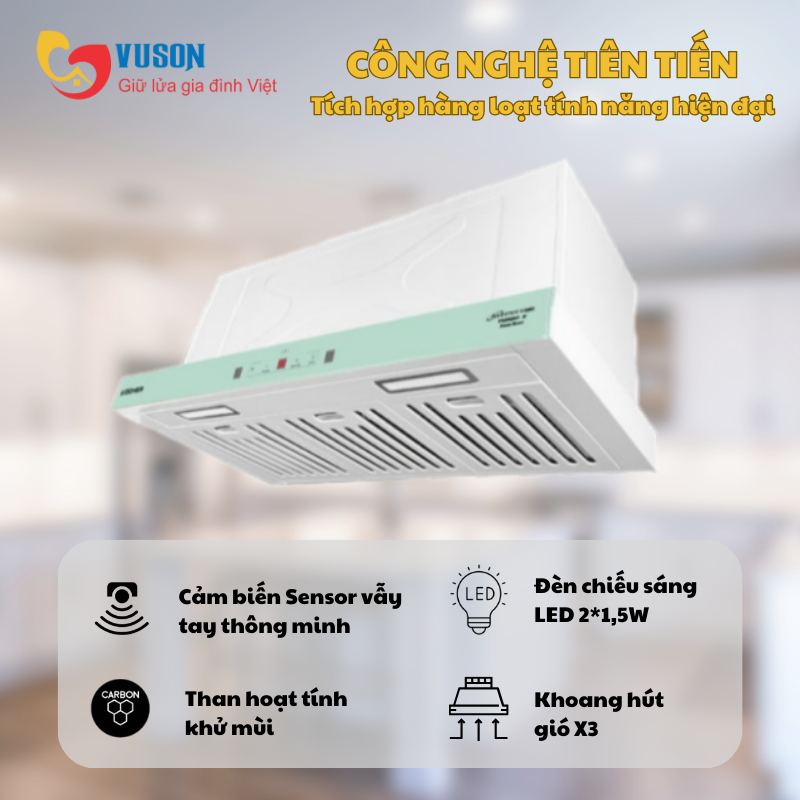 Máy hút mùi Kocher TURBO X-668N