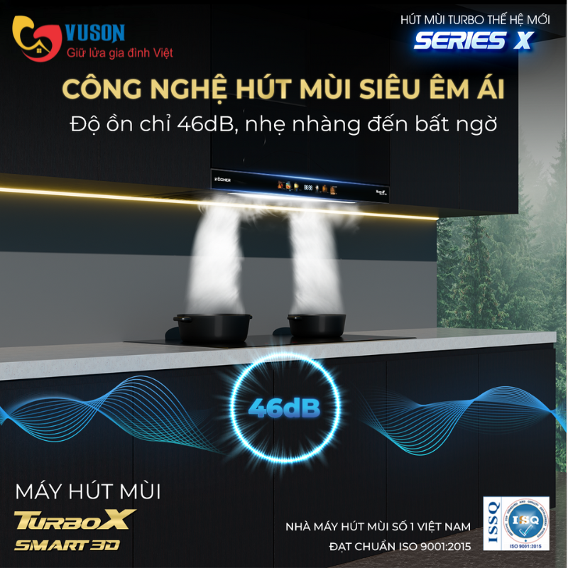 Máy hút mùi Kocher TURBO X3D-350D