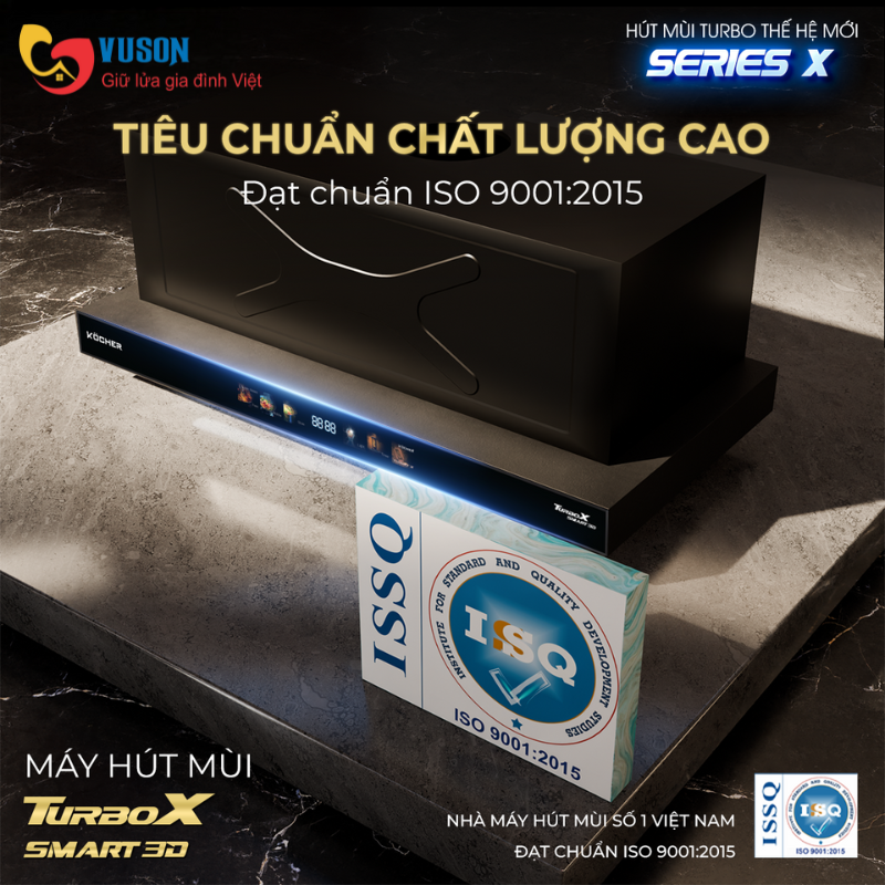Máy hút mùi Kocher TURBO X3D-350D