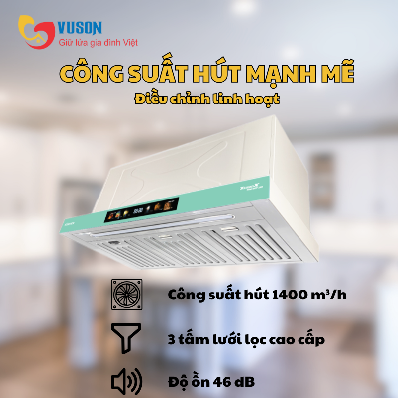 Máy hút mùi Kocher TURBO X3D-350N