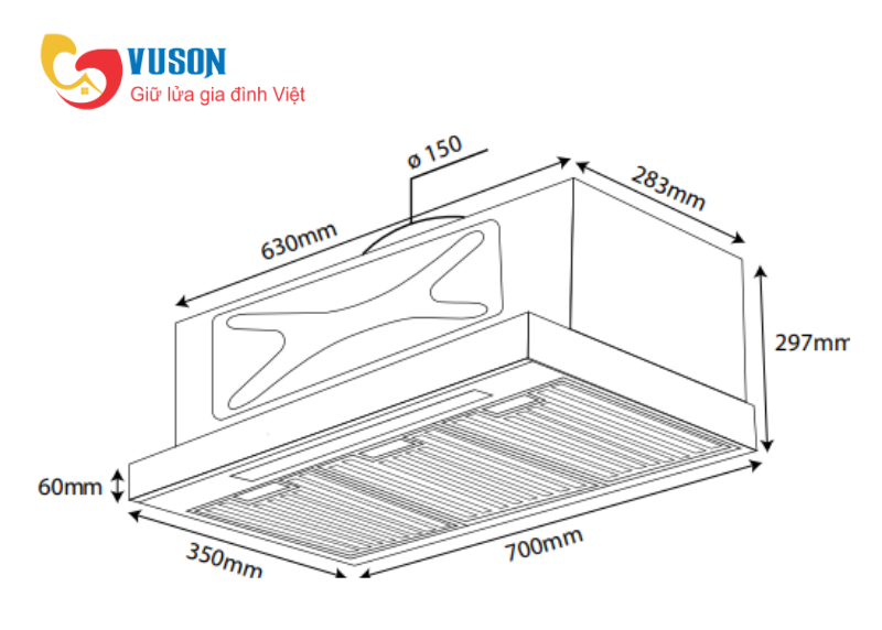 Máy hút mùi Kocher TURBO X3D-669N