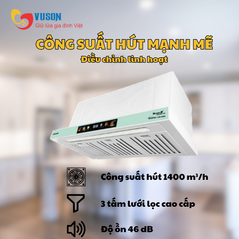 Máy hút mùi Kocher TURBO X3D-669N