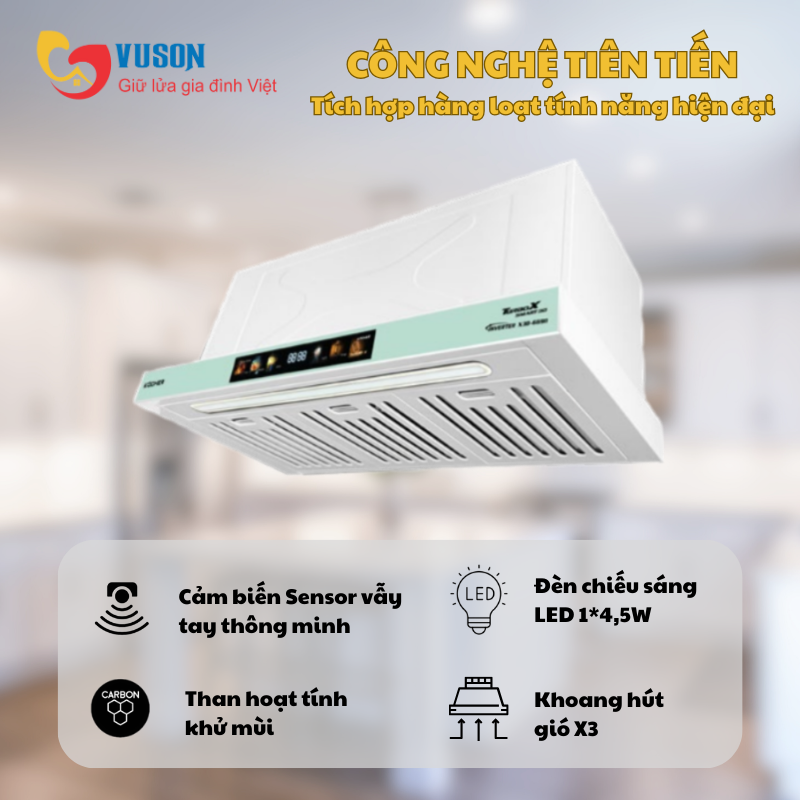 Máy hút mùi Kocher TURBO X3D-669N