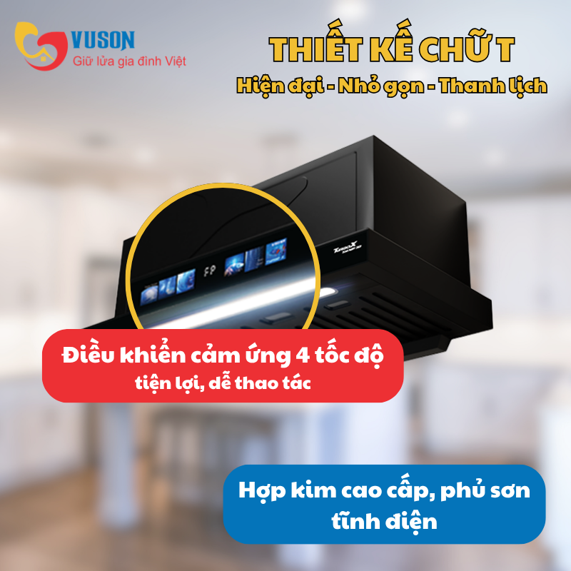 Máy hút mùi Kocher TURBO X3D-666D-AUC