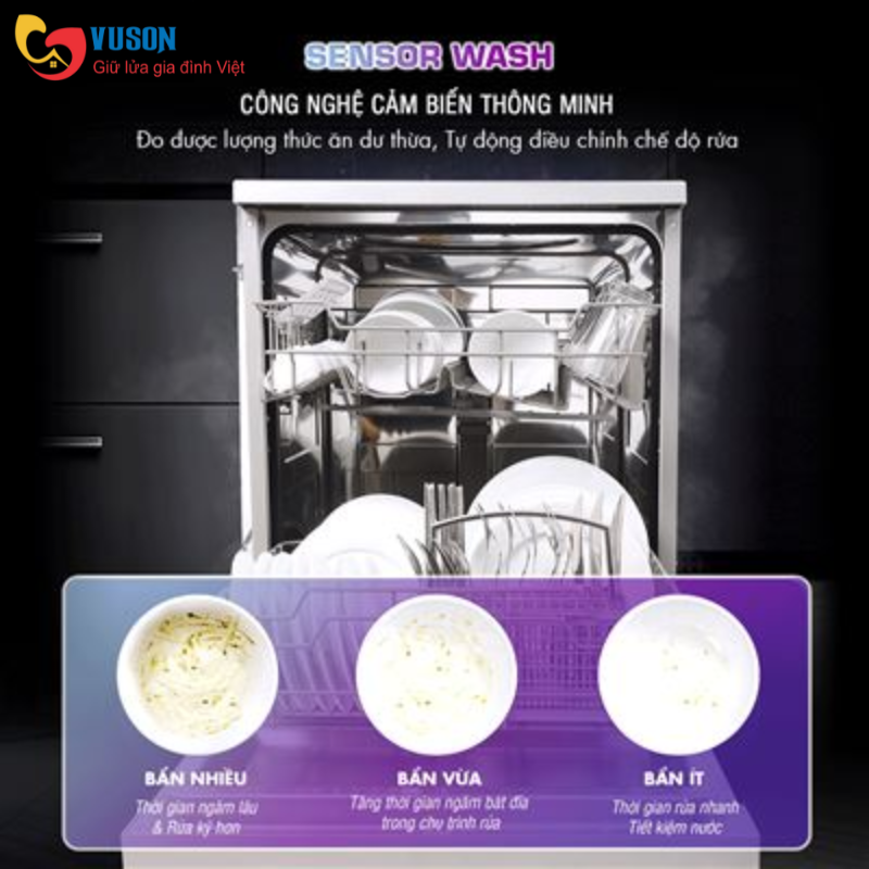Máy rửa bát Kocher KDEU-8818