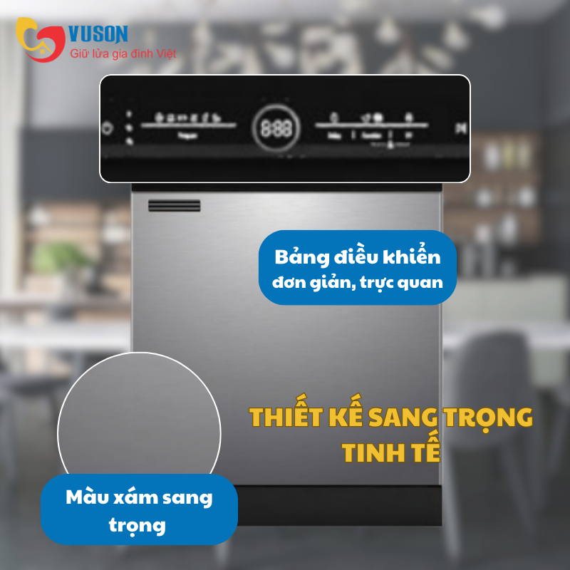 Máy rửa bát Kocher KDEU-8828SEMI