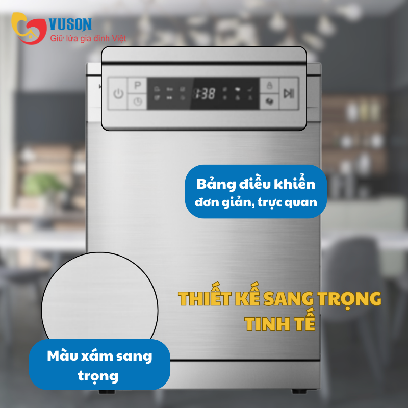 Máy rửa bát Kocher KDEU-8835SE