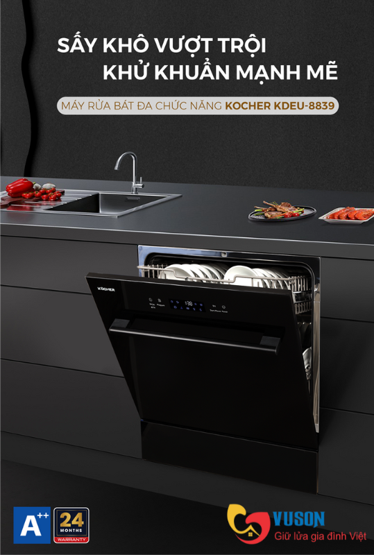 Máy rửa bát Kocher KDEU-8839