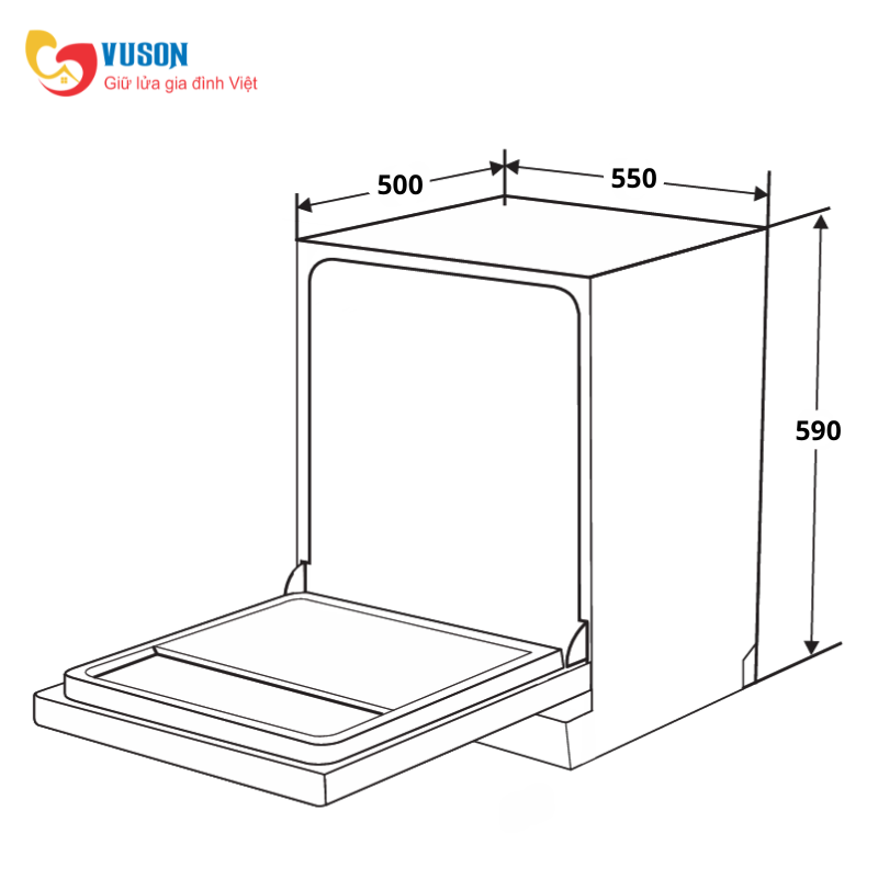 Máy rửa bát Kocher X10